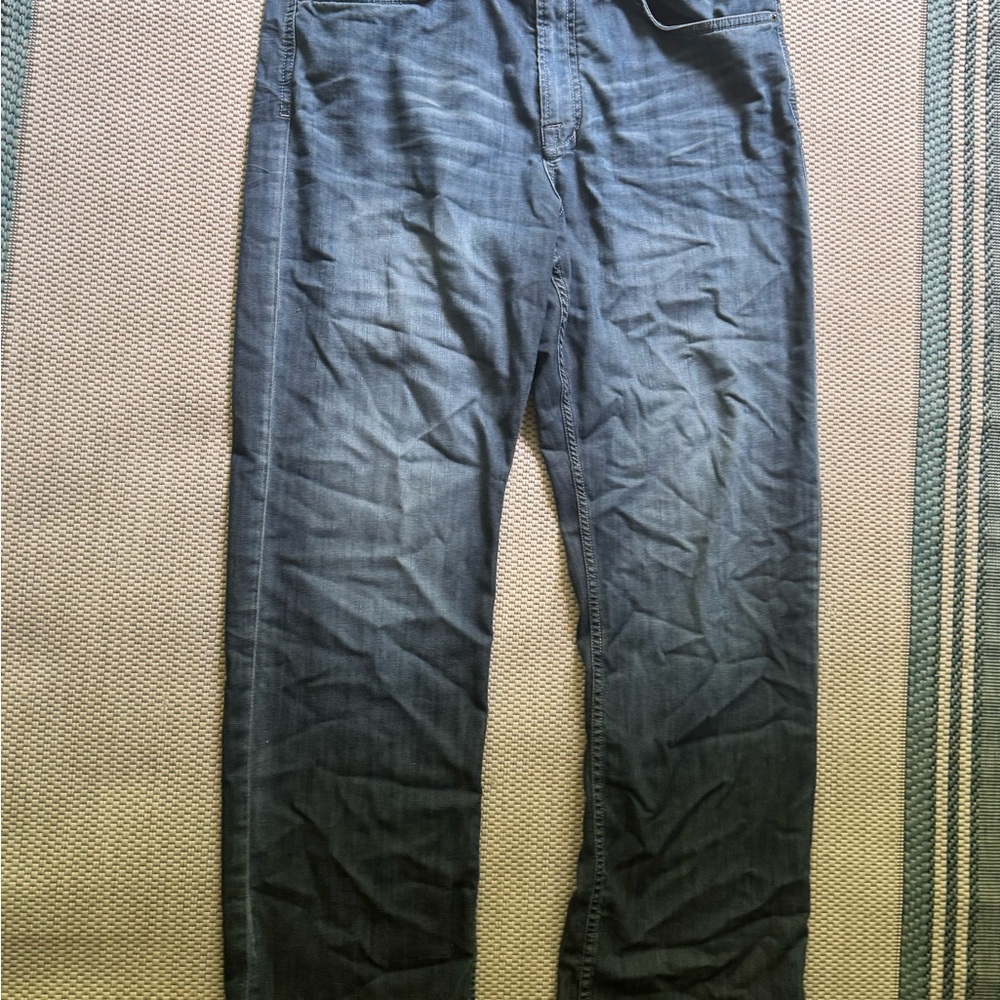 Buffalo David Bitton Dark Wash Straight Jeans